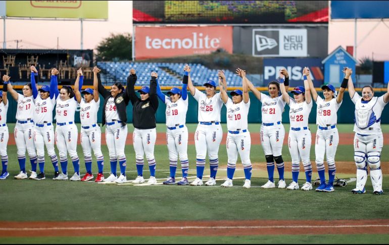 Charros de Jalisco Femenil no logró quedarse con el liderato del standing general, pero consiguió su boleto en segundo lugar por detrás de Sultanes de Monterrey. X/ @charrosbeisbol