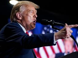 El exmandatario aún tendrá que esperar para proclamarse ganador de las primarias y virtual candidato a la Presidencia en las elecciones de noviembre. AP/S. Helber.