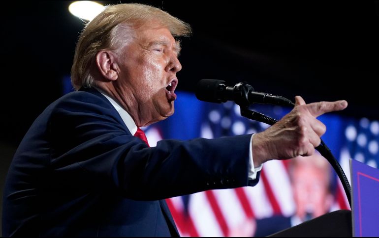 El exmandatario aún tendrá que esperar para proclamarse ganador de las primarias y virtual candidato a la Presidencia en las elecciones de noviembre. AP/S. Helber.