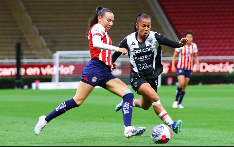 A pesar de la ausencia de Alicia Cervantes, las rojiblancas aprovecharon las debilidades defensivas del Necaxa para conseguir la victoria. IMAGO7/ Juan Carlos Cubeyro