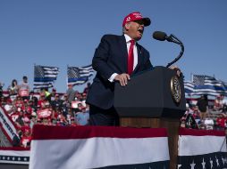 Donald Trump, como es típico en su discurso, arremetió contra los migrantes. AP/ ARCHIVO