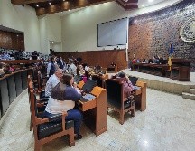 Los tres fueron elegidos por unanimidad de votos: un total de 29 por las bancadas de Movimiento Ciudadano, Hagamos, PRI, PAN, Futuro y Partido Verde. EL INFORMADOR/M.HERNÁNDEZ