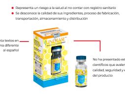 La Cofepris informa que se aplicarán las sanciones administrativas que resulten conducentes a quienes distribuyan y comercialicen productos sin registro sanitario. ESPECIAL / Cofepris