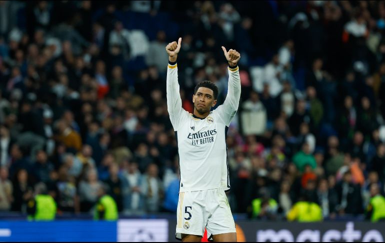 Jude Bellingham puso la asistencia del gol de un Real Madrid que fue gris. EFE/J. Martín