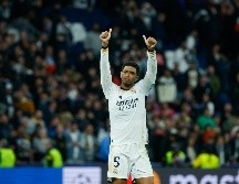 Jude Bellingham puso la asistencia del gol de un Real Madrid que fue gris. EFE/J. Martín
