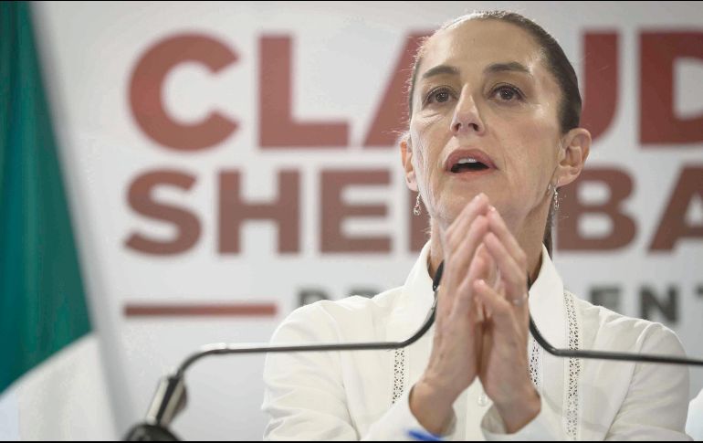 Claudia Sheinbaum, candidata de Morena. ESPECIAL