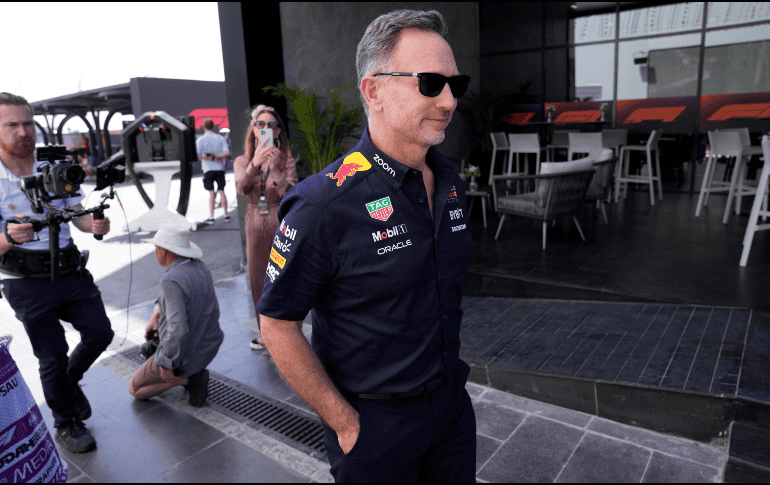 Christian Horner declinó formular comentarios sobre la suspensión de la empleada este jueves, cuando compareció en una rueda de prensa en Yeda, previo al Gran Premio de Arabia Saudita. AP / D. Bandic