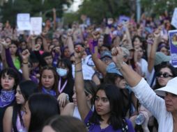 Durante el 8M mexicanas realizan marchas en las que exigen la eliminación de la violencia de género, la desigualdad y la discriminación. EL INFORMADOR/ARCHIVO 