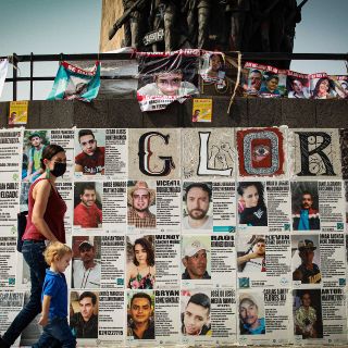 Pide colectivo respetar Glorieta de las y los desaparecidos en marchas del 8M