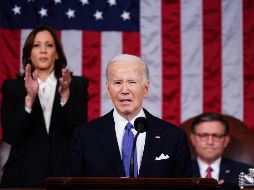 Joe Biden advirtió que el más probable candidato presidencial del Partido Republicano, Donald Trump, sería una alternativa peligrosa. EFE/ S. THEW.