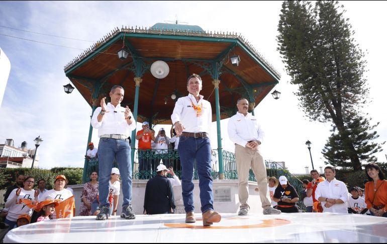 El día de ayer el candidato a la gubernatura de Jalisco visitó los municipios de Huejúcar y Colotlán. ESPECIAL