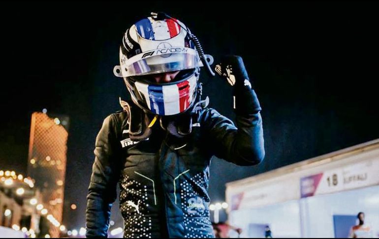 Doriane Pin arrancará desde la primera posición en la carrera de hoy y en la de mañana. ESPECIAL/F1 Academy