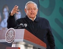 El Presidente Andrés Manuel López Obrador hace llamado a la ciudadanía que se manifestará este 8M. EFE/ I. Villamueva