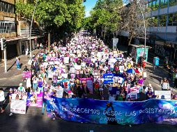 Cada 8 de marzo, mujeres de todo el mundo realizan manifestaciones por las calles  con el objetivo de seguir exigiendo que se respeten sus derechos. EL INFORMADOR/A. NAVARRO