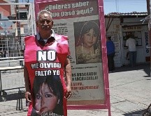 José Luis Castillo afirmó que encontrará a Esmeralda, pues en múltiples ocasiones ha asegurado que si AMLO no quiere seguir buscando a su hija, él sí continuará luchando. SUN/ ARCHIVO.