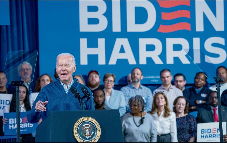 El presidente de Estados Unidos, Joe Biden busca un segundo periodo en la Casa Blanca. EFE