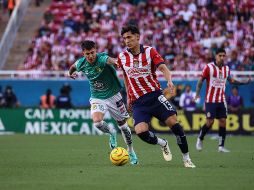 Jesús Orozco Chiquete y Víctor Guzmán, jugadores que no podrán alinear el próximo sábado contra el América. EL INFORMADOR/ H. Figueroa.