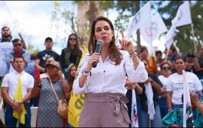 La candidata agradeció a quienes la recibieron en estos dos municipios, visitados como continuación de su gira en aquella región de la Entidad. CORTESÍA.