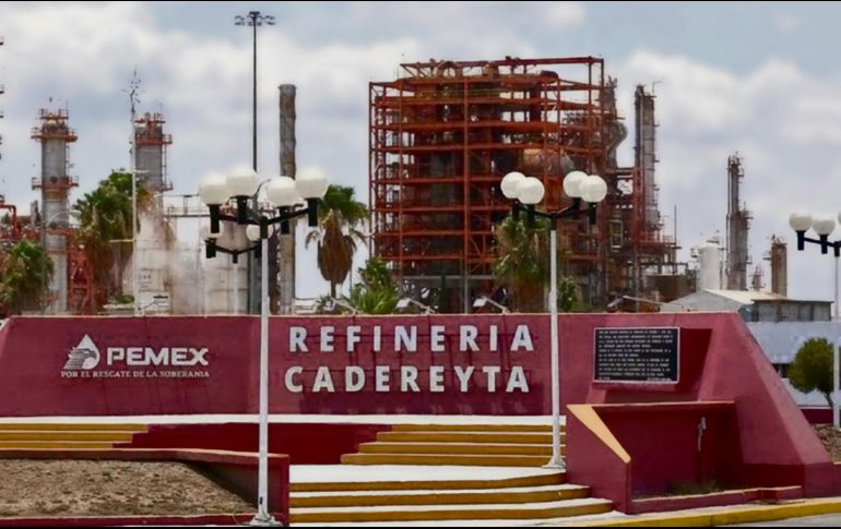 Refinería Cadereyta ubicada en Nuevo León. ESPECIAL