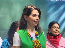 La candidata a la gubernatura del Estado por la coalición PRI - PAN - PRD “Fuerza y Corazón por Jalisco”, Laura Haro, consideró que se debe evaluar a todos los policías en la entidad. EL INFORMADOR/ M. Hernández