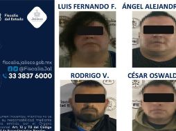 Las víctimas fueron rescatadas y se encuentran con sus familias, sanos y salvos, según informó la Fiscalía del Estado. ESPECIAL/ Fiscalía de Jalisco