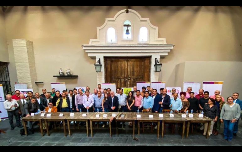 Al evento acudieron integrantes del Consejo Nacional de Confío en México, de la delegación de la agrupación en Jalisco y otras entidades de México. CORTESÍA.