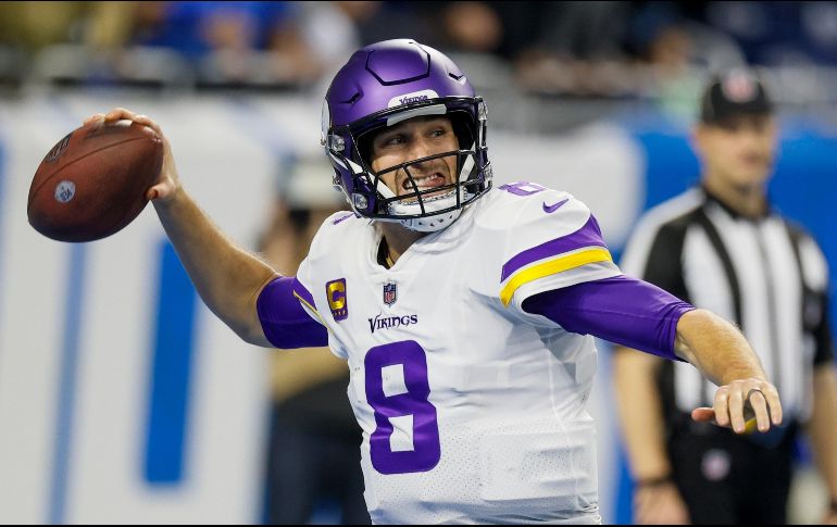 Cousins viene de sufrir un desgarro en el tendón de Aquiles que le hizo perderse media campaña 2023. AP/D. Burleson