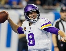 Cousins viene de sufrir un desgarro en el tendón de Aquiles que le hizo perderse media campaña 2023. AP/D. Burleson