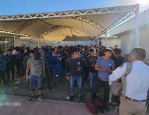 En el municipio de Andrés Chalchicomula de Sesma se ubicó la casa en donde permanecían las personas migrantes. X/ @INAMI_mx.