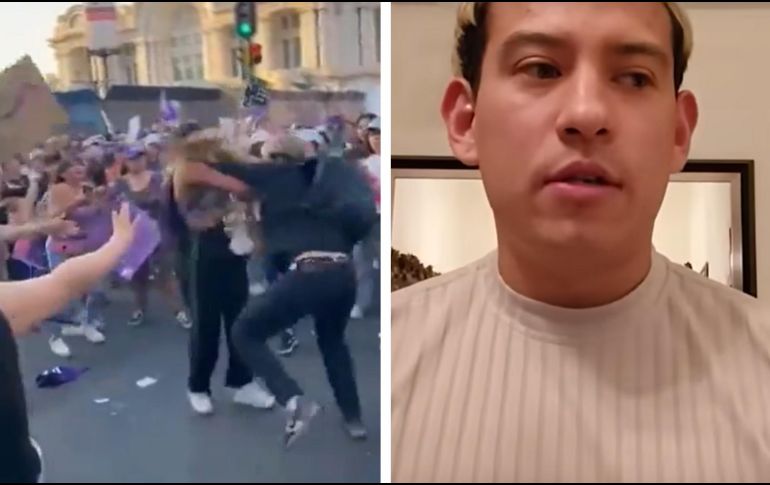 El hombre explicó que el día de la marcha, la situación se 