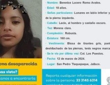 Lucero Berenice es nieta de Guadalupe Camarena, cuyo caso es uno de los más trágicos en la historia reciente de Jalisco. ESPECIAL/ Fiscalía de Jalisco