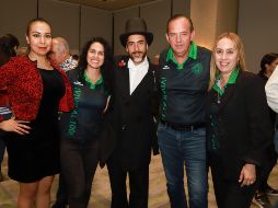 Lucía Vizcaíno, Semiramis Hernández, Rodrigo Orellana, Jorge Alcalá y Mónica Arreola. GENTE BIEN JALISCO/ Tony Martínez