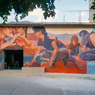 Ale Poiré busca plasmar la energía femenina a través del muralismo