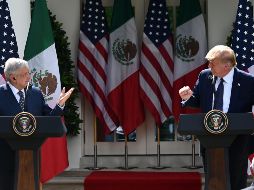 López Obrador se pronunció sobre la posibilidad que Trump vuelva a convertirse en presidente de EU. AFP / ARCHIVO