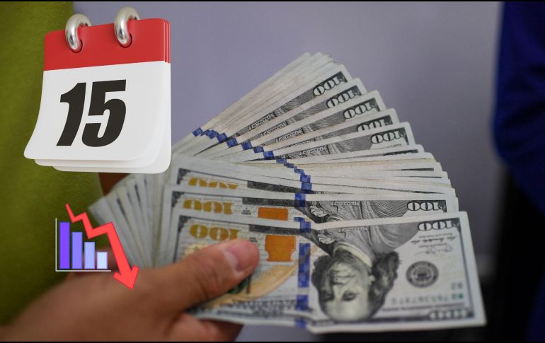 De acuerdo con un reporte de Bloomberg, el dólar comenzó la jornada de hoy por debajo de los 17 pesos. AFP / ARCHIVO