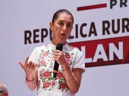 La candidata indicó que para hacer declaraciones sobre la Semar son necesarias las pruebas. ESPECIAL