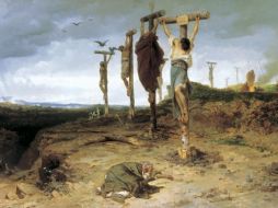 «Ahora que tengo miedo, ¿le voy a decir a mi Padre: ‘Padre, líbrame de esta hora’? No, pues precisamente para esta hora he venido». WIKIPEDIA/«El campo maldito», de Fedor Andreevich Bronnikov