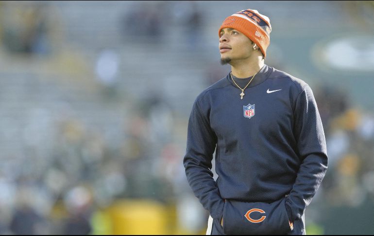 La salida de Fields abre la puerta a que los Bears tomen un quarterback en este próximo Draft. AFP/P. McDermott