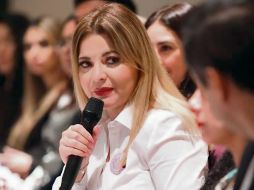 Claudia Delgadillo se encuentra preparada para debatir por primera vez contra los aspirantes a la gubernatura de Jalisco. ESPECIAL