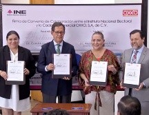 La consejera presidenta del INE, Guadalupe Taddei, señaló que como cada proceso electoral, este convenio beneficia la participación ciudadana. X/@Presidencia_INE.