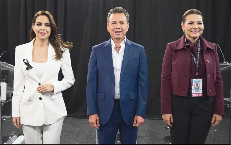 Tras el primer encuentro, marcado por los ataques entre las candidatas Laura Haro, Claudia Delgadillo, y el candidato Pablo Lemus, se espera que esta nueva confrontación se distinga por el surgimiento de propuestas concretas y soluciones tangibles. ESPECIAL