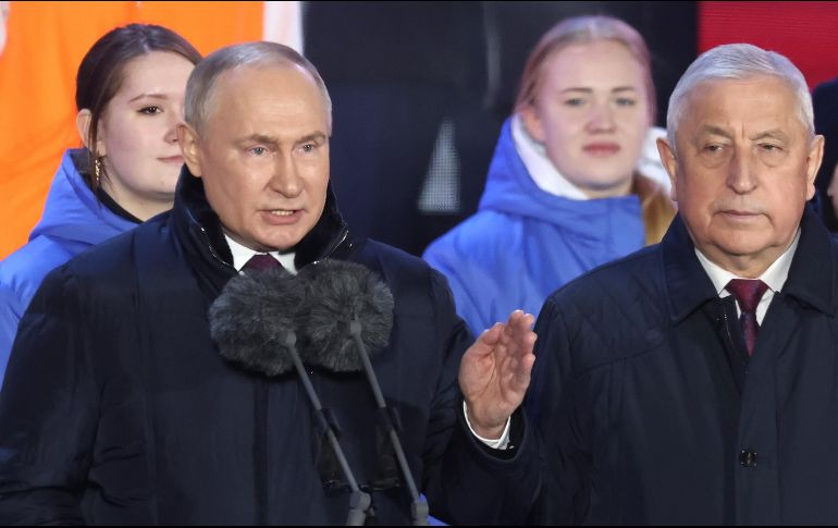 Vladímir Putin afirmó que Moscú continuará con su operación militar en Ucrania. EFE