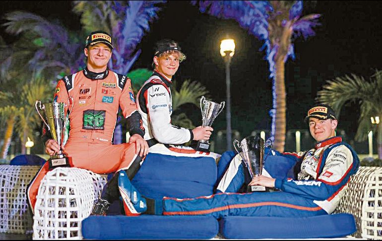 Los jóvenes detrás de los volantes de categorías como la F2 brindan grandes emociones. ESPECIAL