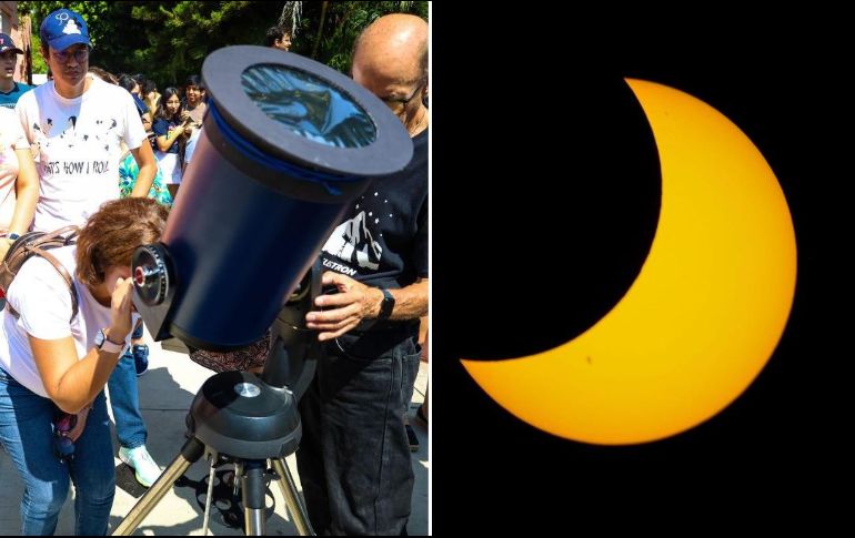 Algunas recomendaciones para ver el eclipse de forma segura. EL INFORMADOR / ARCHIVO