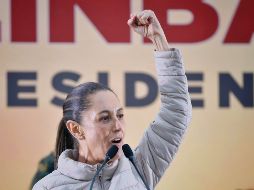 Claudia Sheinbaum Pardo, defiende su coalición y asegura que no hay división. EL UNIVERSAL