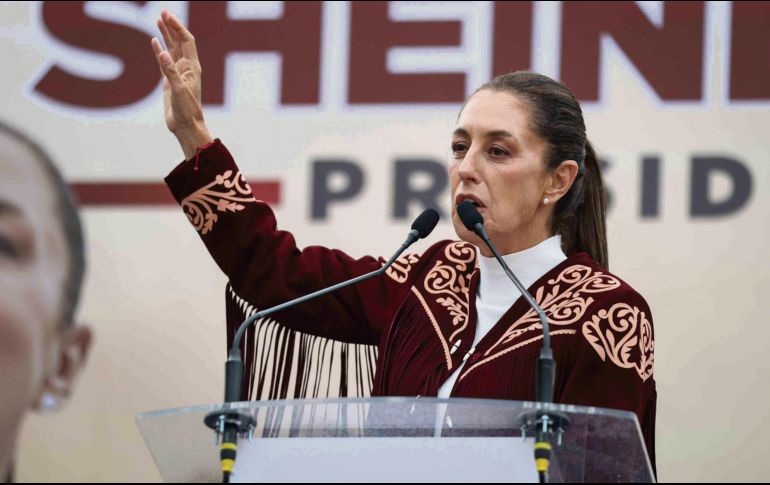 Claudia Sheinbaum señaló que, de ganar la Presidencia, impulsará una relación seria con EU. EL UNIVERSAL