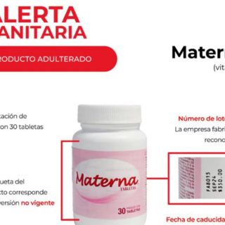 Cofepris alerta sobre adulteración en vitaminas para preconcepción, embarazo y lactancia