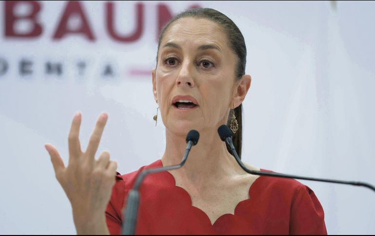 La candidata invita a los ciudadanos a defender el voto por la 4T el próximo 2 de junio. EL UNIVERSAL