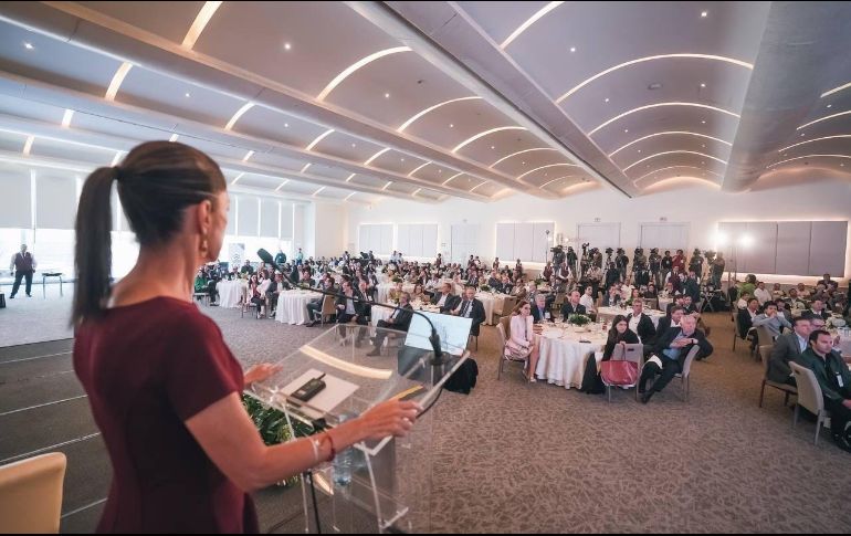 Asimismo, expuso algunos de los logros más importantes de cuando fue Jefa de Gobierno en la Ciudad de Méxic. ESPECIAL