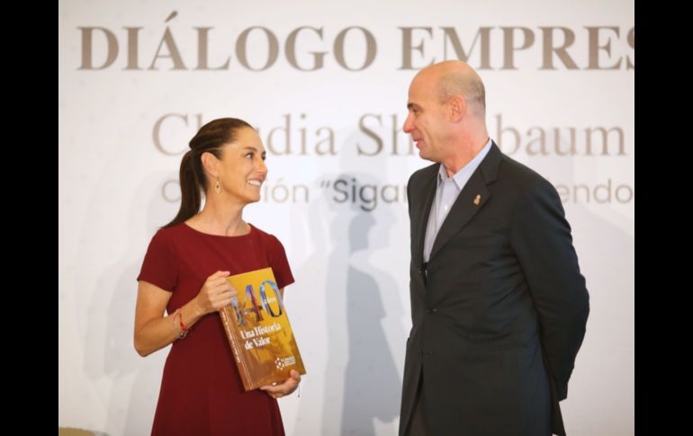 Asimismo, expuso algunos de los logros más importantes de cuando fue Jefa de Gobierno en la Ciudad de Méxic. ESPECIAL